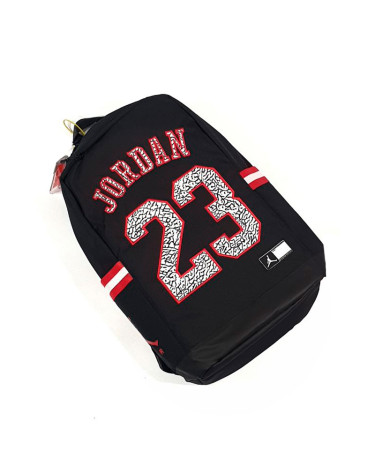 Nike air backpack black and red outlet