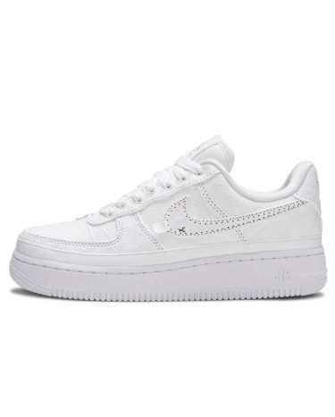 Nike air force 1 white with red swoosh outlet