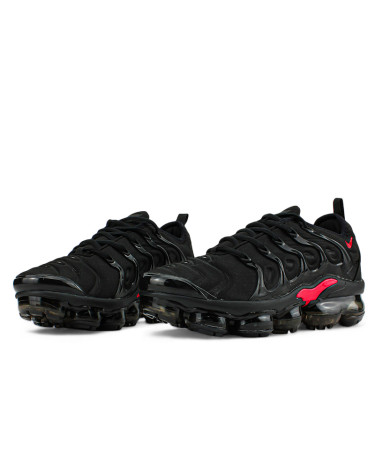 Nike air vapormax plus black red best sale