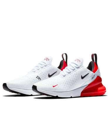 BV2523 100 Air Max 270 White Black University Red