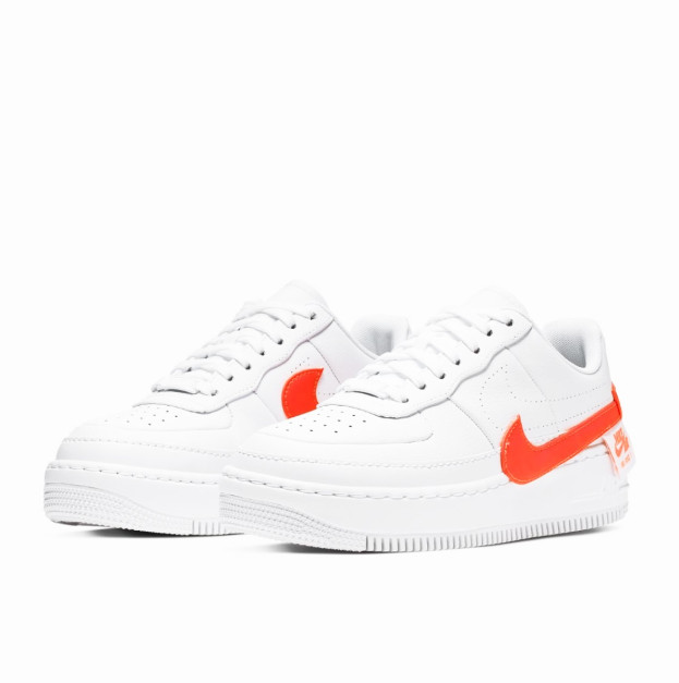 Nike air force 1 jester trainers in triple white top