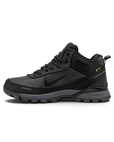 Nike Rivah Gore-Tex Black Grey Winter с МЕХОМ