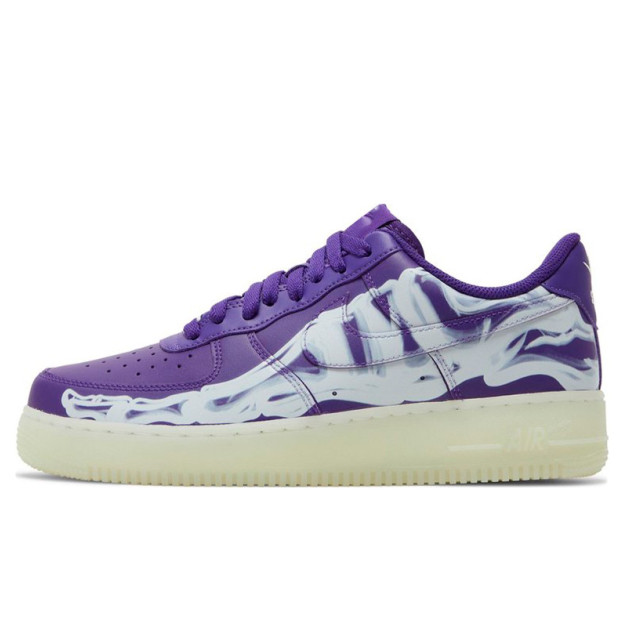 Nike Air Force 1 Low Purple Skeleton CU8067-500