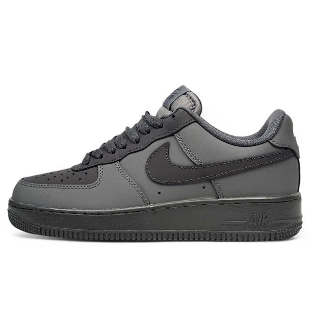 Nike Air Force 1 Low Grey Black С МЕХОМ