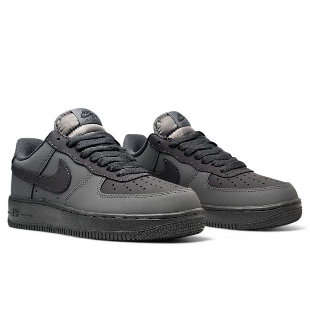 Nike Air Force 1 Low Grey Black С МЕХОМ