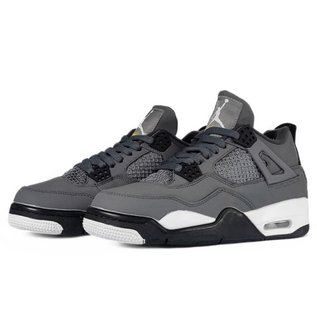 Jordan 4 Grey Black White С МЕХОМ
