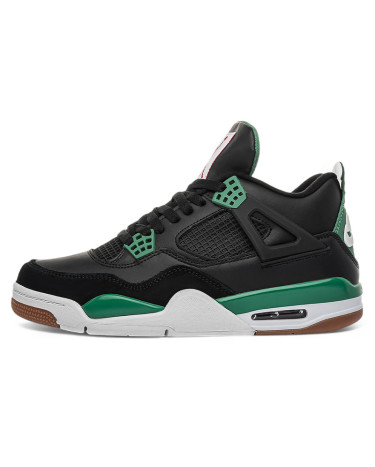 Jordan 4 Retro Black Green White