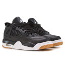 Jordan 4 Black White Gum С МЕХОМ
