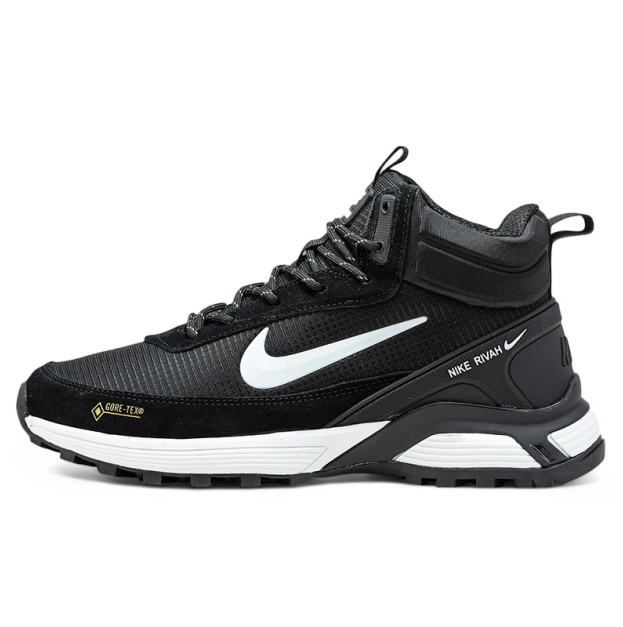 Nike Rivah Gore-Tex Black White With FUR