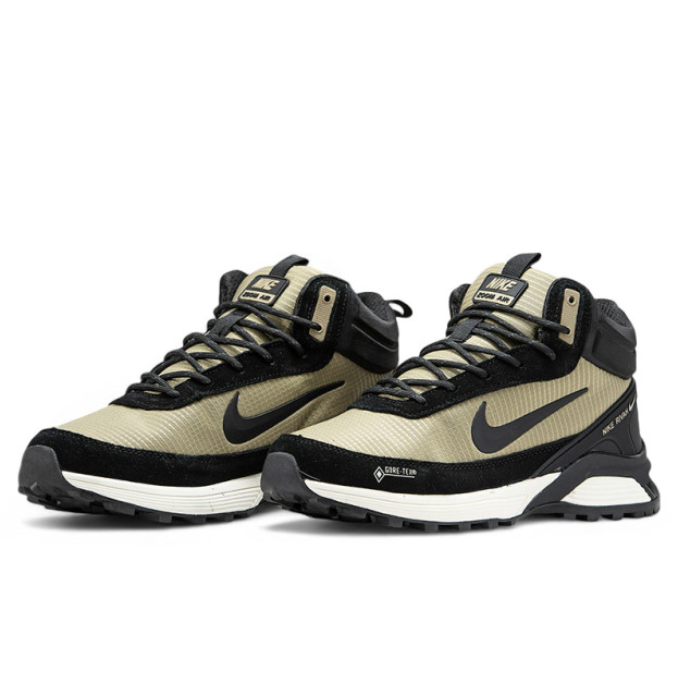 Nike Rivah Gore-Tex Beige Black З ХУТРОМ