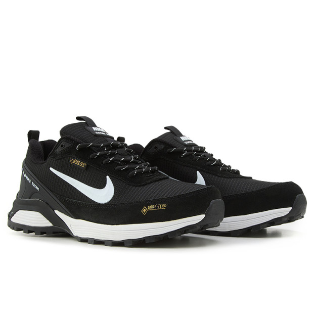 Nike Rivah Gore-Tex Black White Two З ХУТРОМ