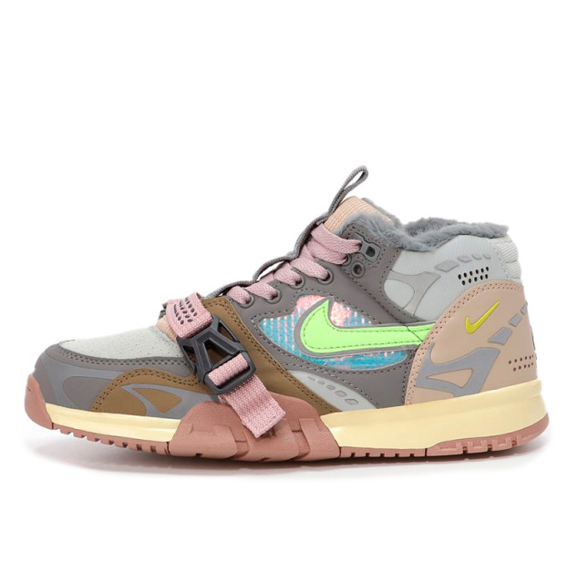 Nike Air Trainer 1 SP Grey Beige Pink Winter Fur
