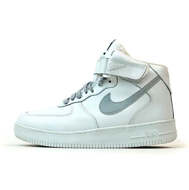 Nike Air Force 1 High White Reflective Winter Fur