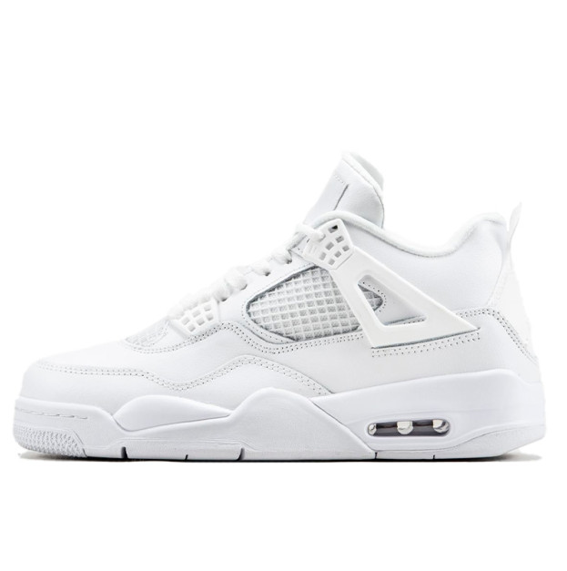 Jordan 4 Retro White Leather