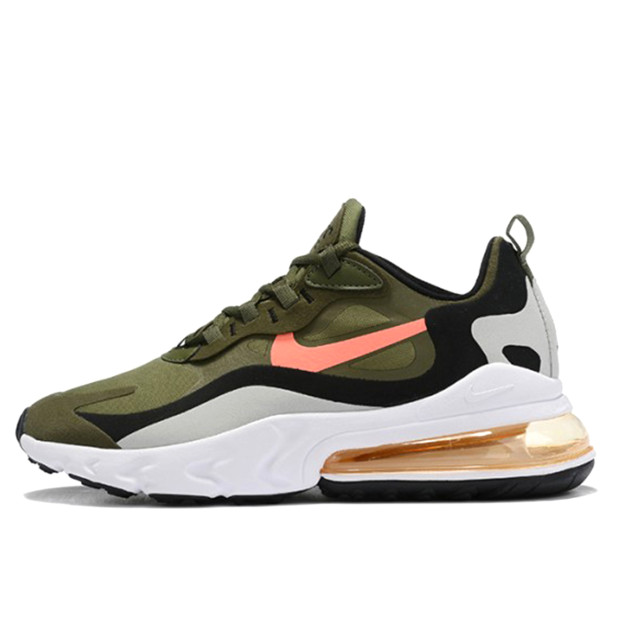 Nike Air Max 270 React Olive Black Orange White