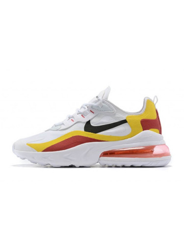 Nike Air Max 270 React White Red Yellow Black CIU014-111
