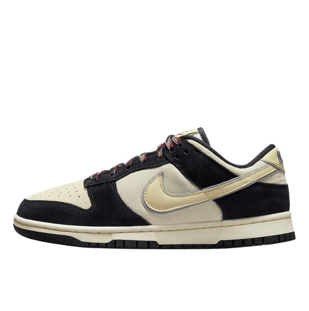 Nike Dunk Low LX Black Suede Team Gold DV3054-001