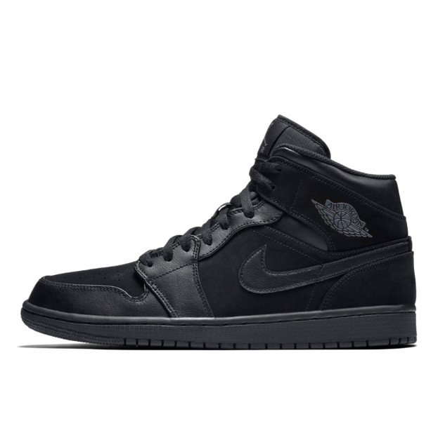 Jordan 1 Mid Triple Black 554724-050