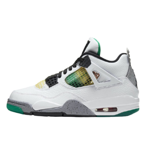 Jordan 4 Retro Lucid Green Rasta AQ9129-100
