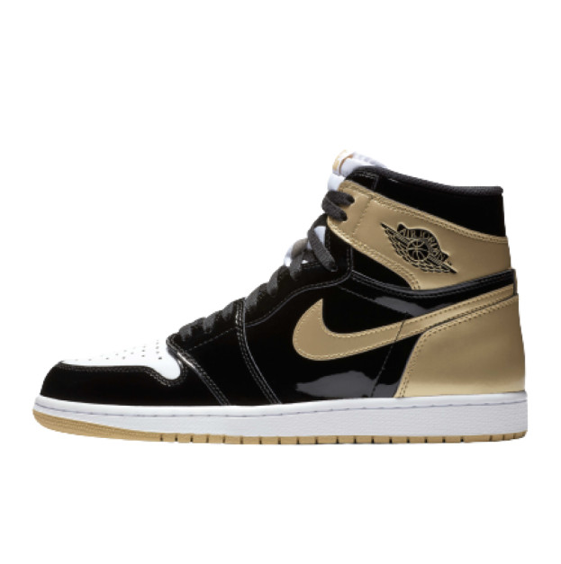 Jordan 1 Retro High NRG Patent Gold Toe 861428-007