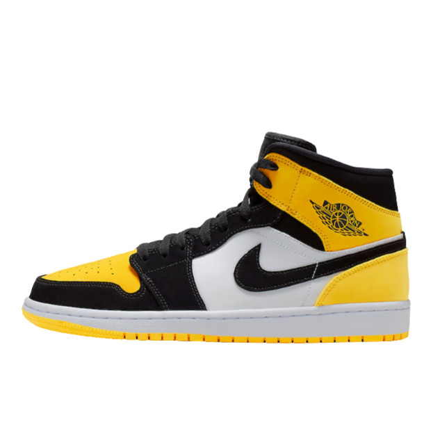 Jordan 1 Mid Yellow Toe Black 852542-071