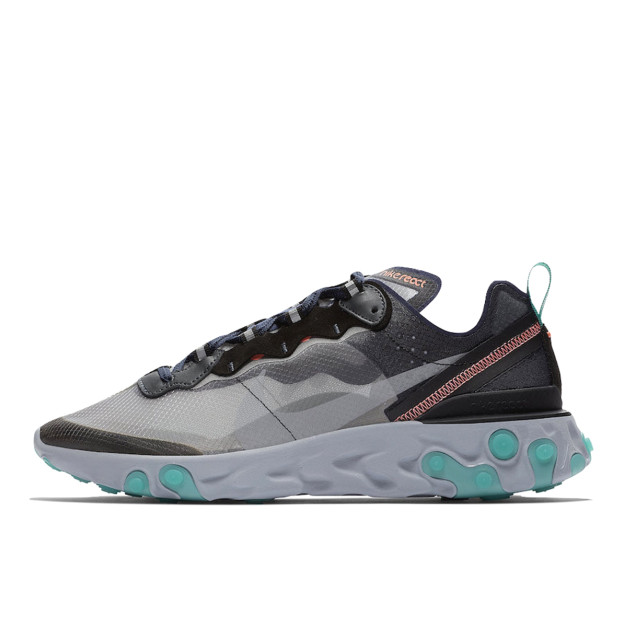 Nike React Element 87 Black Neptune Green AQ1090-005