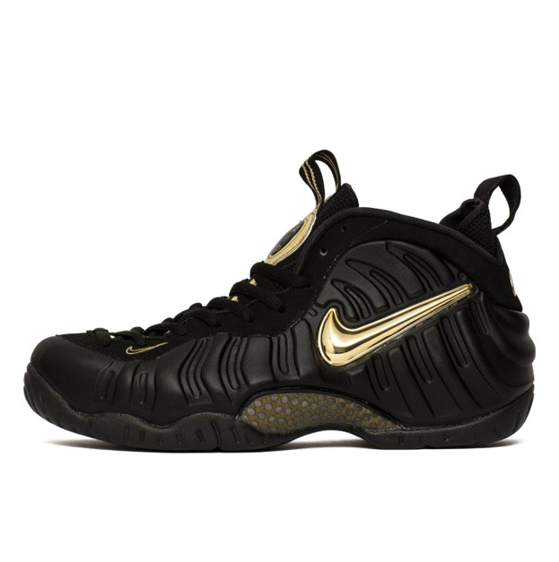 Nike Air Foamposite Pro Black Metallic Gold 624041-009
