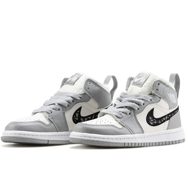 Jordan x Dior Retro 1 High Grey White