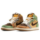 Jordan 1 x Zion Williamson Voodoo Yellow Green Brown