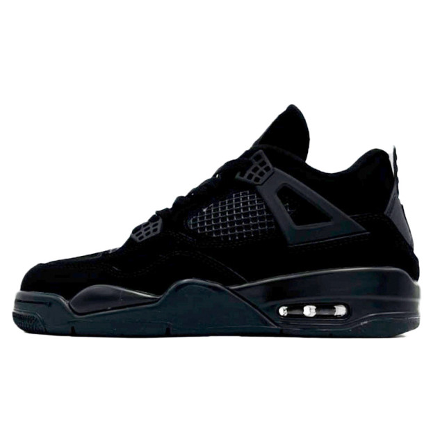 Jordan 4 Retro Total Black Winter С МЕХОМ
