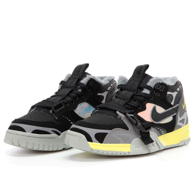 Nike Air Trainer 1 SP Black Grey Yellow Winte Fur