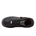 Nike Air Force 1 Low Black Winter З ХУТРОМ