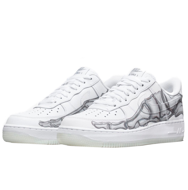 Nike Air Force 1 Low Skeleton Halloween BQ7541-100