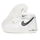 Nike Air Force 1 High White Black Winter Fur