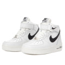 Nike Air Force 1 High White Black Winter Fur