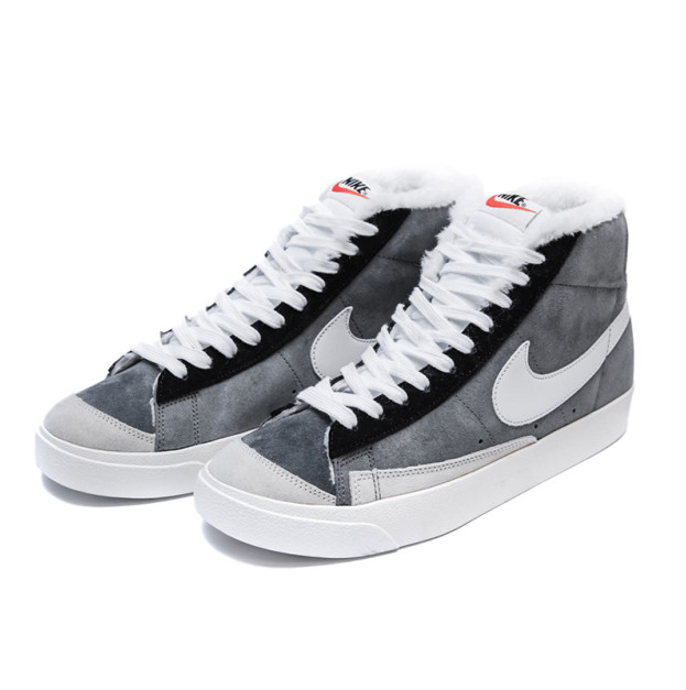 Nike Blazer Grey White Winter FUR