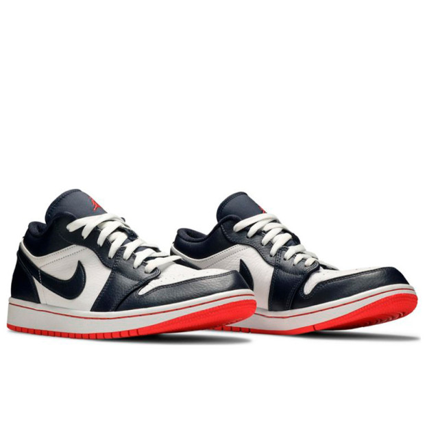 Jordan 1 Retro Low Obsidian Ember 553558-481