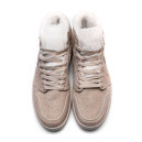 Jordan 1 Rerto Mid Beige Winter З ХУТРОМ