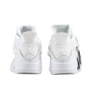Jordan 4 Retro White Leather