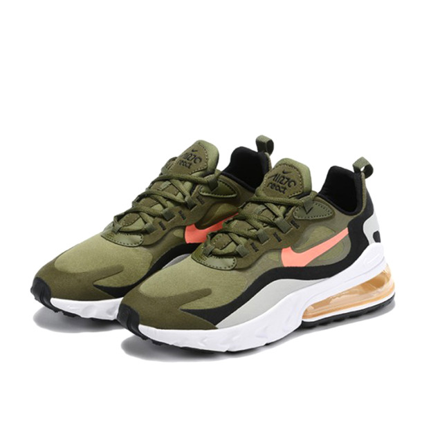 Nike Air Max 270 React Olive Black Orange White