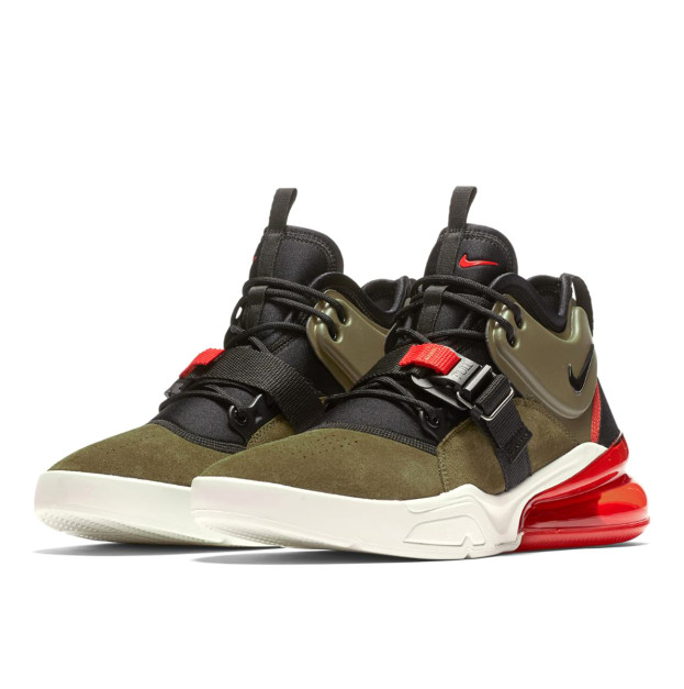 Nike Air Force 270 Medium Olive Challenge Red AH6772-200