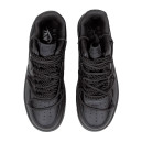 Nike Air Force 1 Low Black Double Laces