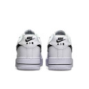 Nike Air Force 1 Low White Black Winter З ХУТРОМ