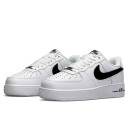 Nike Air Force 1 Low White Black Winter З ХУТРОМ