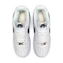 Nike Air Force 1 Low White Black Winter З ХУТРОМ