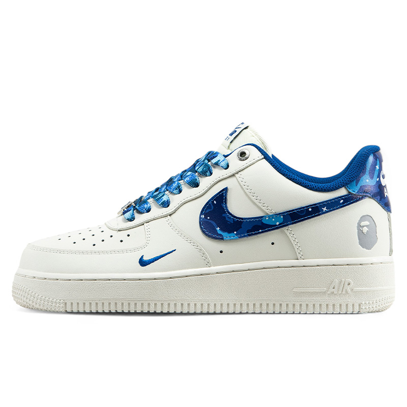 Nike air force 1 blue white online
