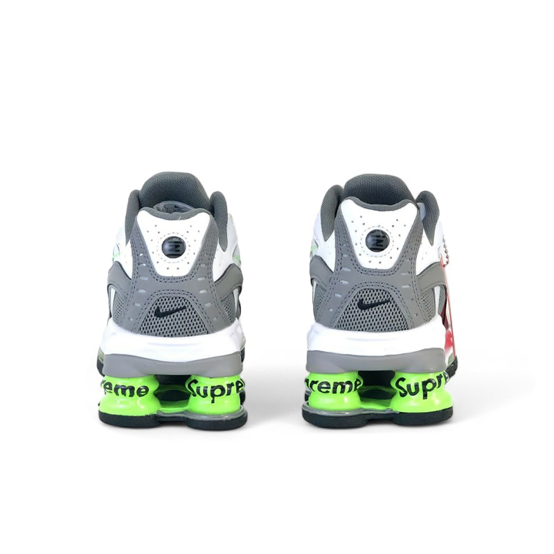 Green and grey nike store