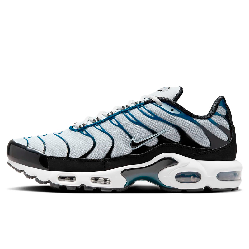 Nike air blue black and white sale