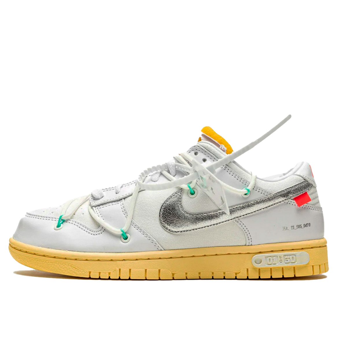Nike Dunk Low Off White Lot 01 of 50 DM1602 127