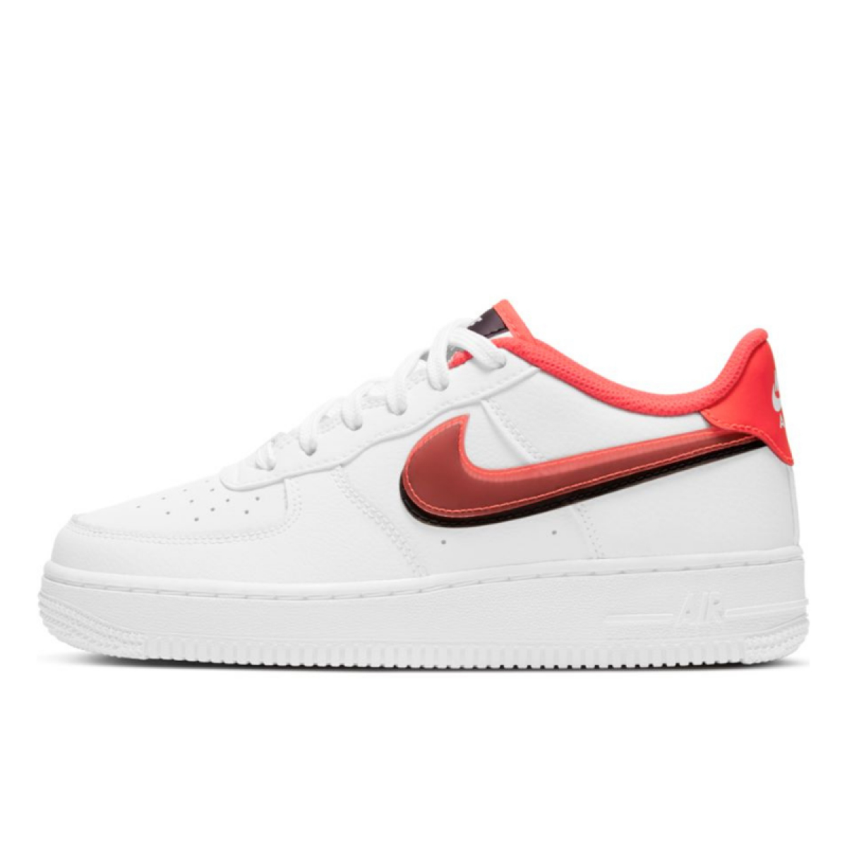 Nike air force 1 bright crimson clearance